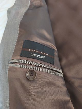 Traje Zara Man Gris Hombre