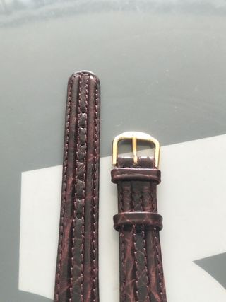 Correa de piel para reloj, chica, nueva