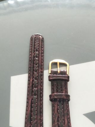 Correa de piel para reloj, chica, nueva