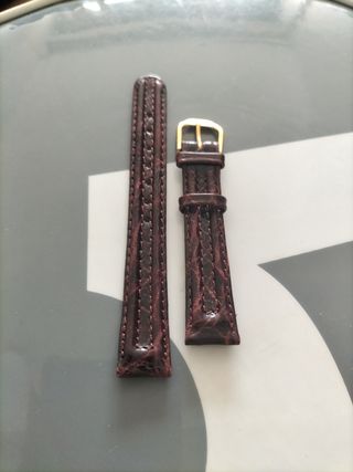 Correa de piel para reloj, chica, nueva