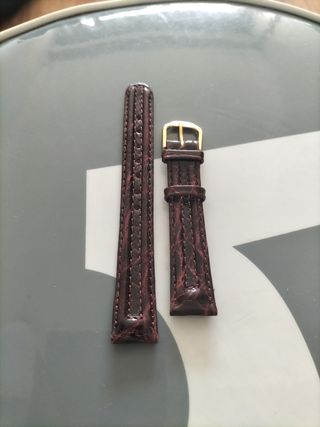 Correa de piel para reloj, chica, nueva