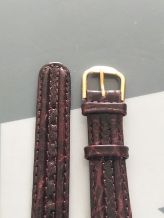 Correa de piel para reloj, chica, nueva