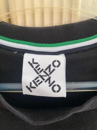 Sudadera Kenzo Negra Logo Multicolor