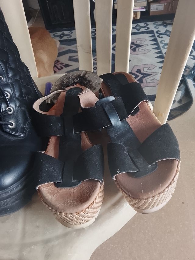 Sandalias de cuña para mujer