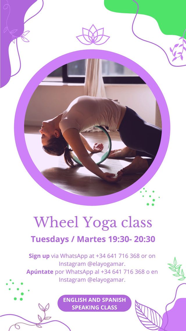 Clases de Yoga con rueda (Yoga Wheel)