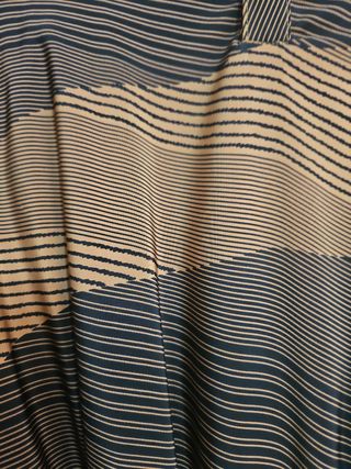 Vestido estampado marrón y negro T.42-44