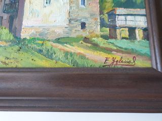 Cuadro F. Iglesias Pintor Gallego