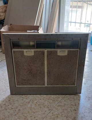 Campana extractora gris