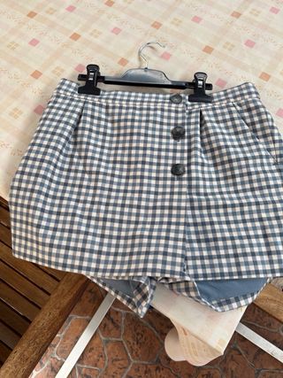 Falda pantalón cuadros niña. Coconut sin estrenar