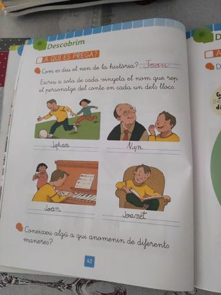 Elements del fet religiís 1 Primària - Fent Cami