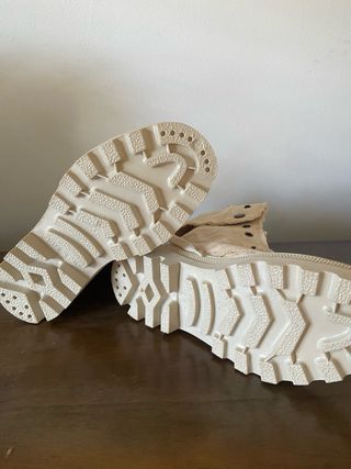 Stivaletti 38 tela grezza Made in Italy