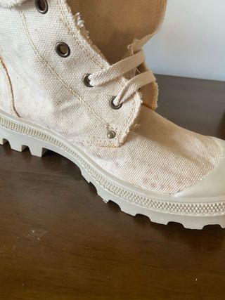 Stivaletti 38 tela grezza Made in Italy