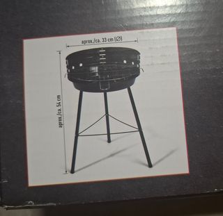 Barbacoa Grill Meister Kansas Negra nueva