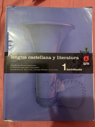 Lengua castellana y literatura 1 bachillerato