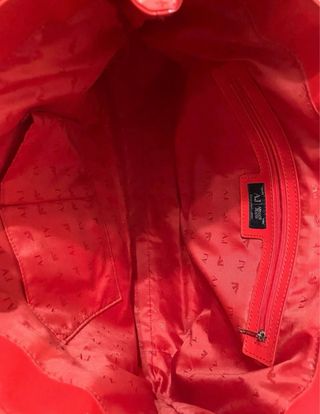Borsa Armani Jeans vernice rossa