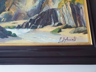 Cuadro F. Iglesias Paisaje Marino