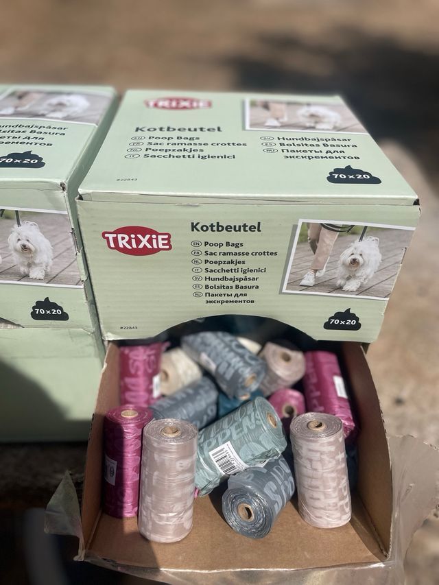 TRIXIE Sacchetti Igienici per Cani 2x70 rotoli