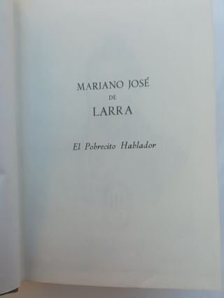 El pobrecito hablador (Revista satírica de cost...
