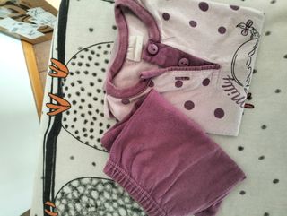 Pigiama bimba pois viola