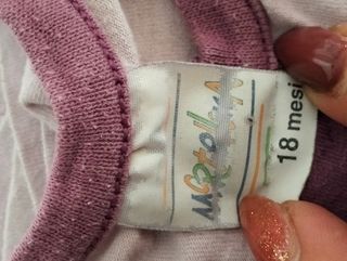 Pigiama bimba pois viola