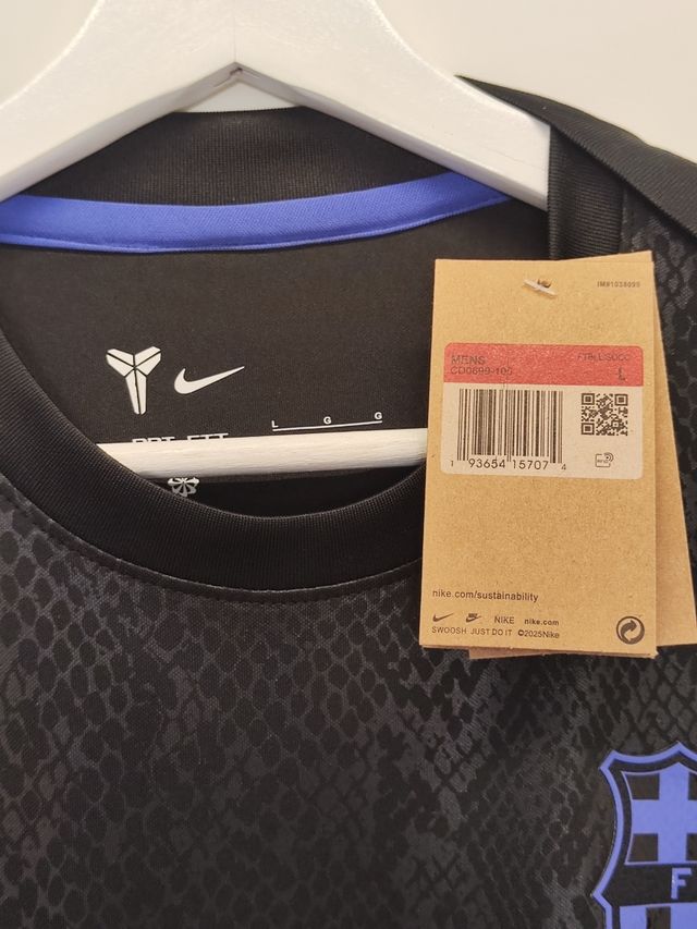 Camiseta de Fútbol Negra 2026