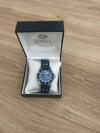 Reloj Marea Azul y Plateado para Hombre