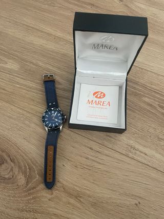 Reloj Marea Azul y Plateado para Hombre
