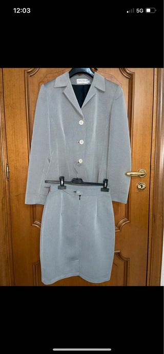Tailleur vintage grigio