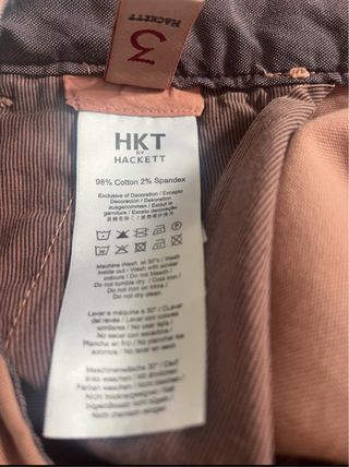 Tallas 40, 42, 46 y 50. Pantalones chinos HACKETT