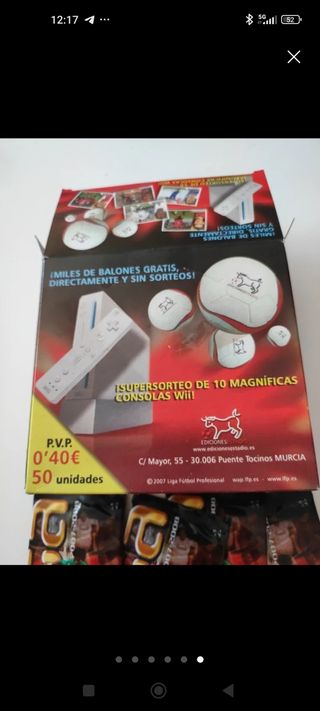 Caja Cromos Liga 2007/08 Ediciones Estadio