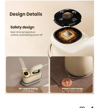 Plancha de vapor portátil