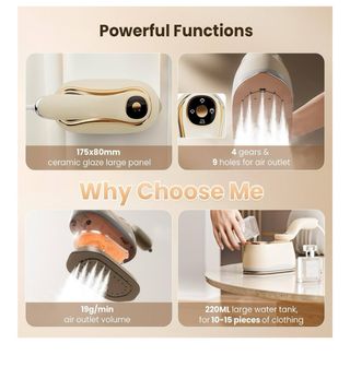 Plancha de vapor portátil