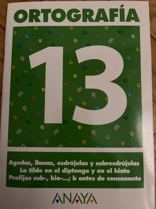 Ortografía 13.