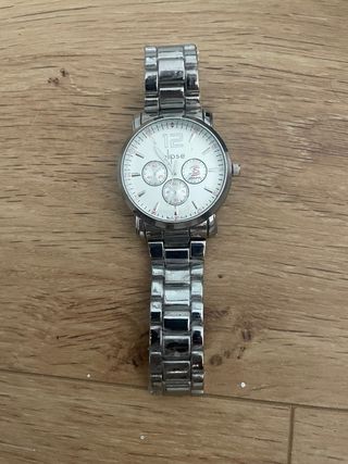 Reloj Eclipse Plateado Elegante para Adulto