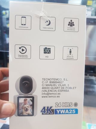 Cámara de Vigilancia TEMCO 4K YWA25