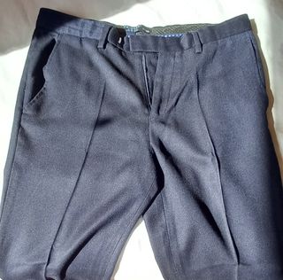Pantalón de vestir hombre T.40 azul
