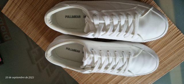 Zapatillas Pull&Bear Blancas Talla 38