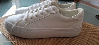 Zapatillas Pull&Bear Blancas Talla 38