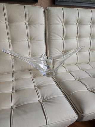 Centro de mesa de cristal francés