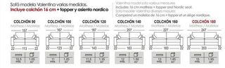 SOFÁ CAMA ITALIANO VALENT