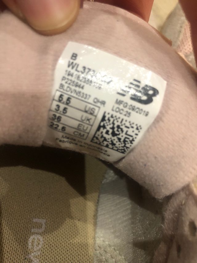 Bambas New Balance rosas talla 36