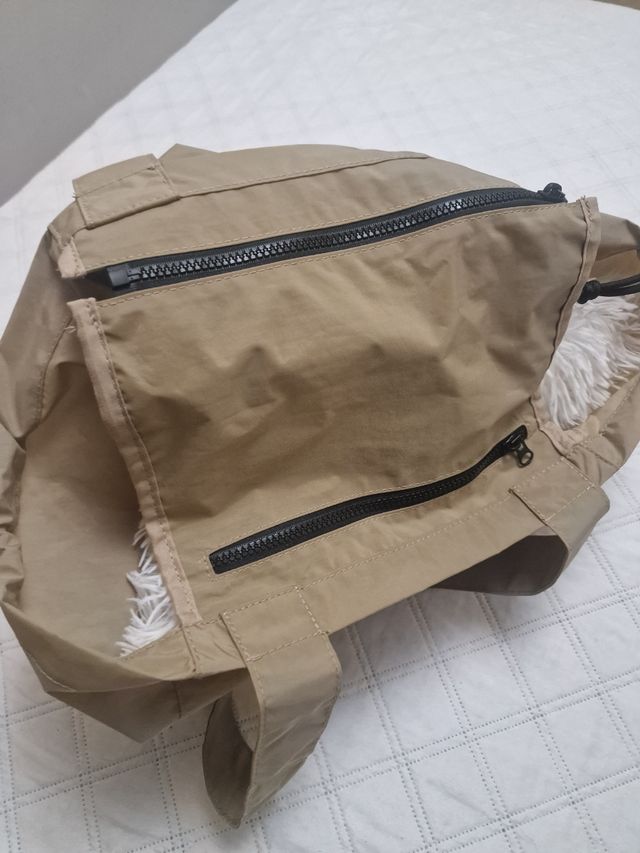 Bolso de playa beige