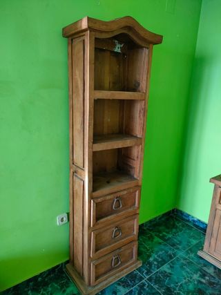 Mueble de madera maciza estilo mexicano