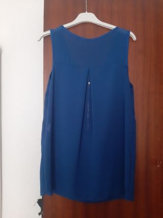 Blusa azul preciosa