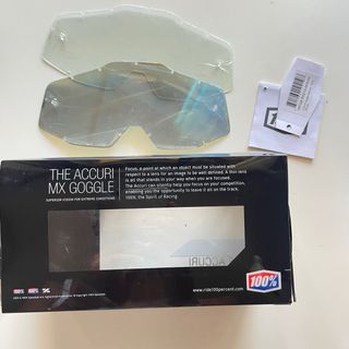 Maschera 100% Accuri MX Goggle Rossa