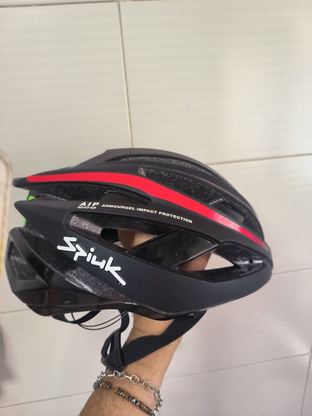 Casco Ciclismo Spiuk Profit Negro/Rojo