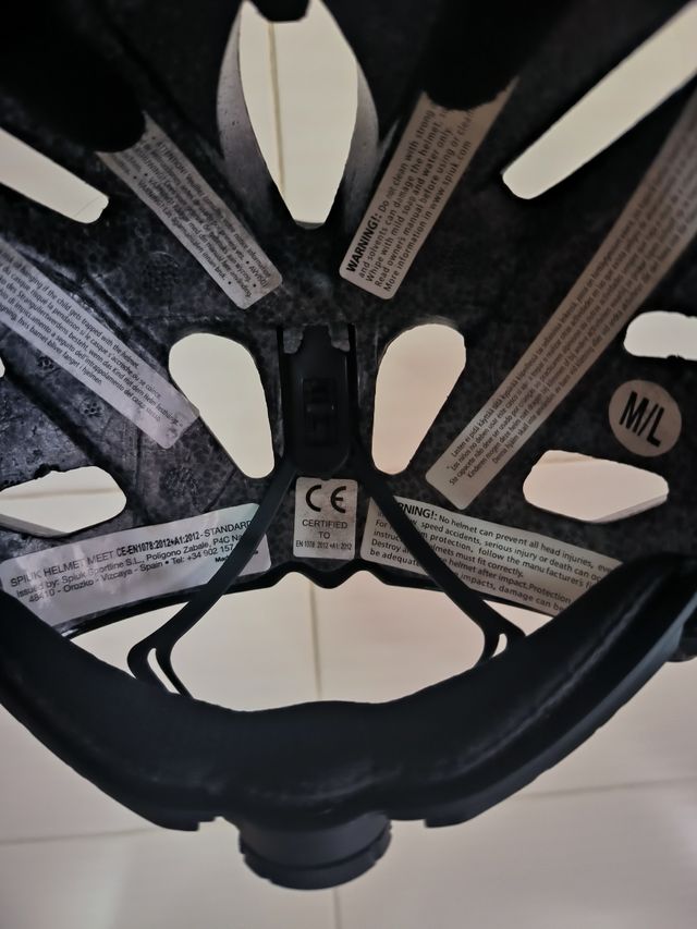 Casco Ciclismo Spiuk Profit Negro/Rojo