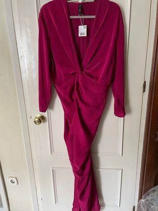 Vestido de fiesta rosa