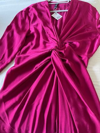Vestido de fiesta rosa