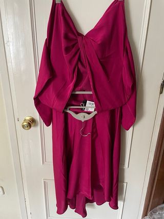 Vestido de fiesta rosa